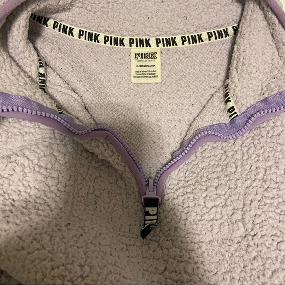 PINK Victoria's Secret Quater Zip Pull-over - Picture 2 of 4